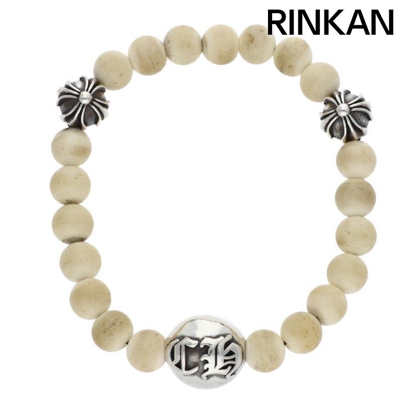 クロムハーツ ビーズブレスレット ホワイト6mm BEAD クロムハーツ 6mm ホワイト ビーズ ブレスレット - SHENGLI ROAD MARKET