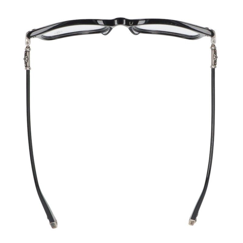 クロムハーツ FUN HATCH クロステンプルスクエアフレーム眼鏡 メンズ  