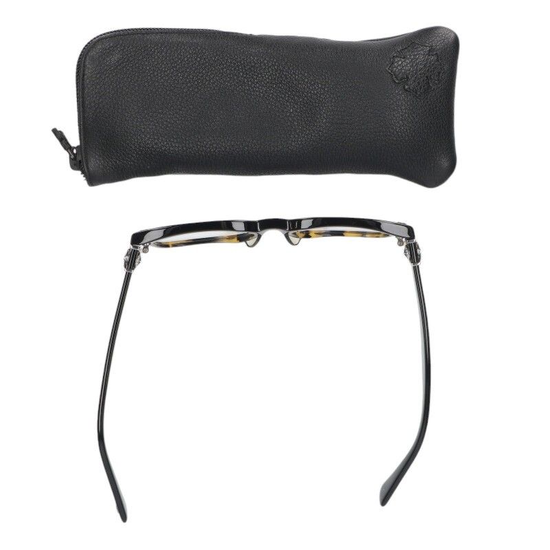 クロムハーツ GITTIN ANY?-A BSフレアテンプルウェリントン眼鏡 メンズ  