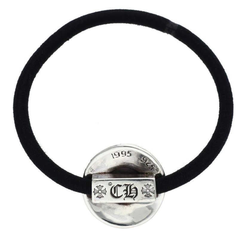 クロムハーツ HAIRBAND/クロスボールボタンヘアゴム シルバーヘアゴム