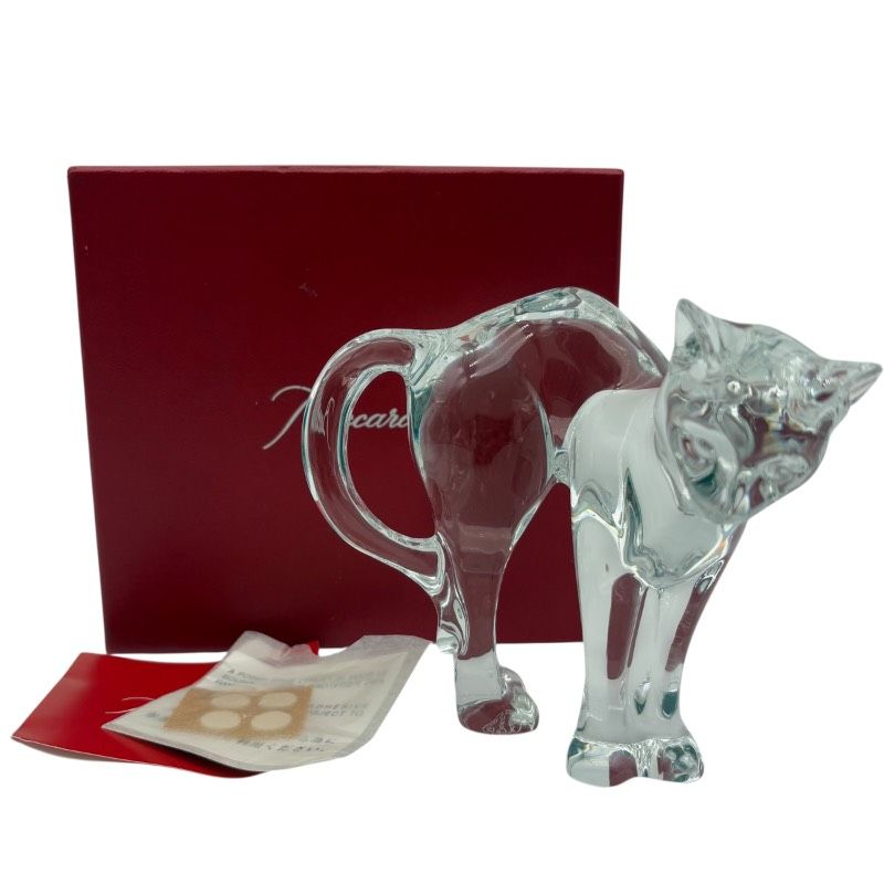 【バカラ】動物 パンサー 置物 インテリア★美品★金運 バカラ】動物 パンサー 置物 インテリア☆美品☆金運 【公式通販】