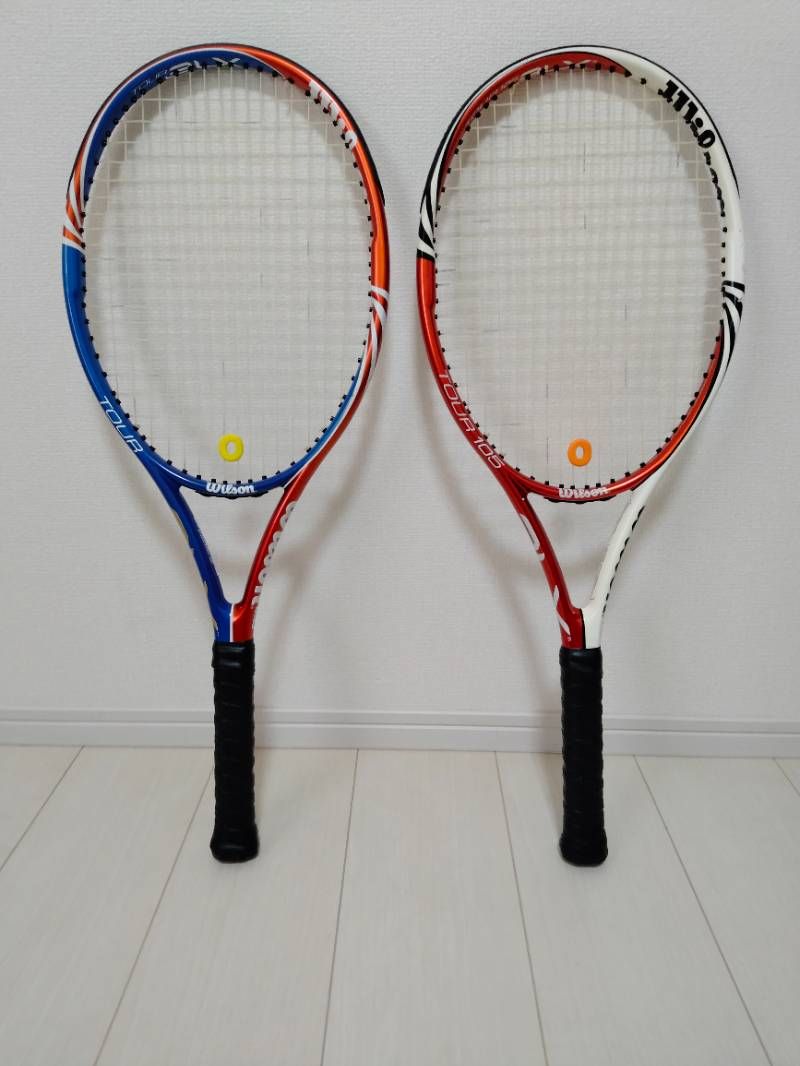 良品 2本セット】ウィルソン Wilson Tour 105 BLX 硬式テニスラケット 
