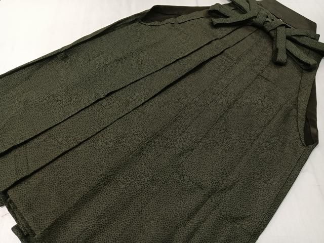 平和屋着物男性 行灯袴 縞 正絹 逸品 CAAW0112ev