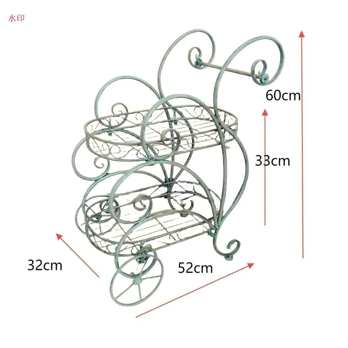 採光屋根付き6段木製プランターラック No.4 採光屋根付き3段木製