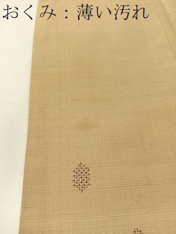 平和屋着物○上質な紬 100亀甲 間道 正絹 逸品 CAAZ1021vf