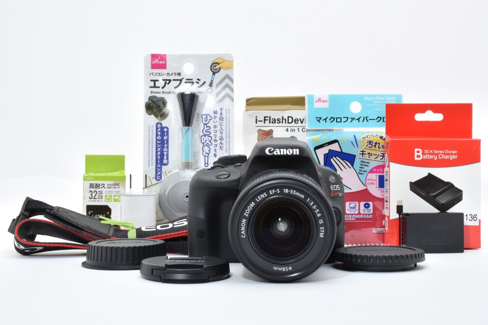 キヤノン Canon EOS Kiss X7 デジタル一眼レフカメラ カードリーダーで