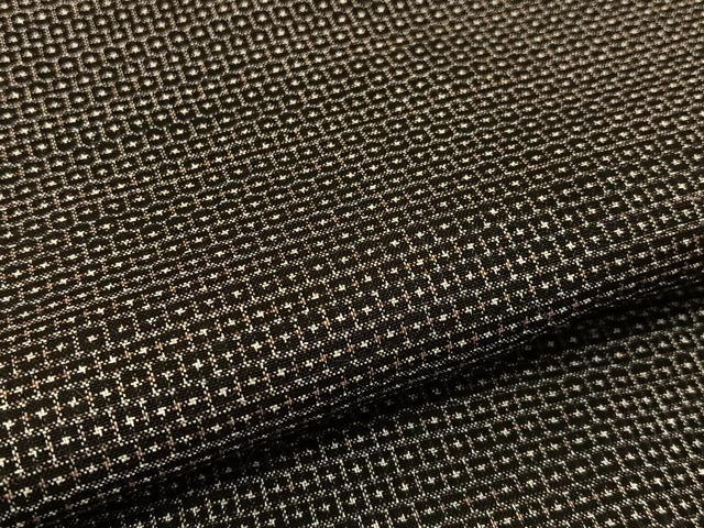 平和屋着物□男性 本場染大島紬 アンサンブル 100亀甲 総詰め 正絹  