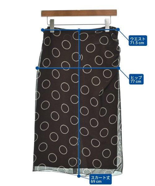 PRADA プラダ ひざ丈スカート レディース 【古着】【中古】 PRADA ひざ丈スカート レディース 【古着】【中古】【送料無料】 PRADA