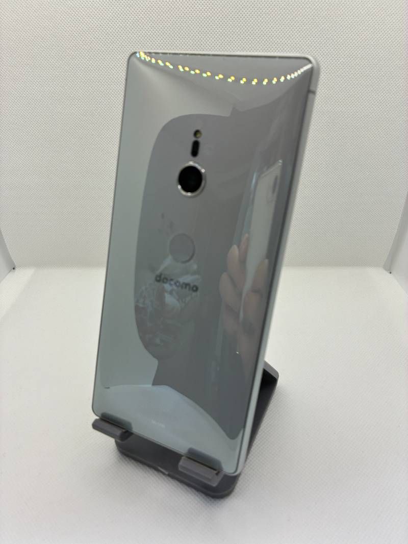 SIMフリー Xperia XZ2 SO-03K シルバー ドコモ 中古スマホ SIMロック 