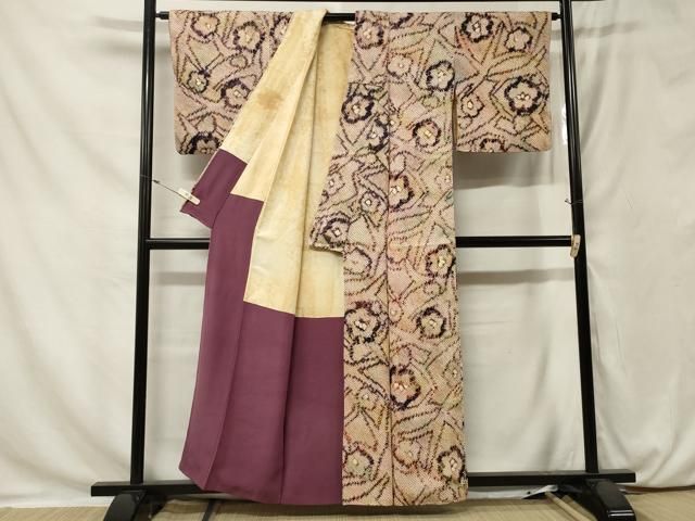 平和屋着物□上質な小紋 総絞り 枝花文 正絹 逸品 CAAZ7602in - メルカリ