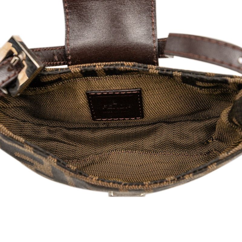 フェンディ ズッカ ミニクロワッサン ミニポーチ ハンドバッグ 26673