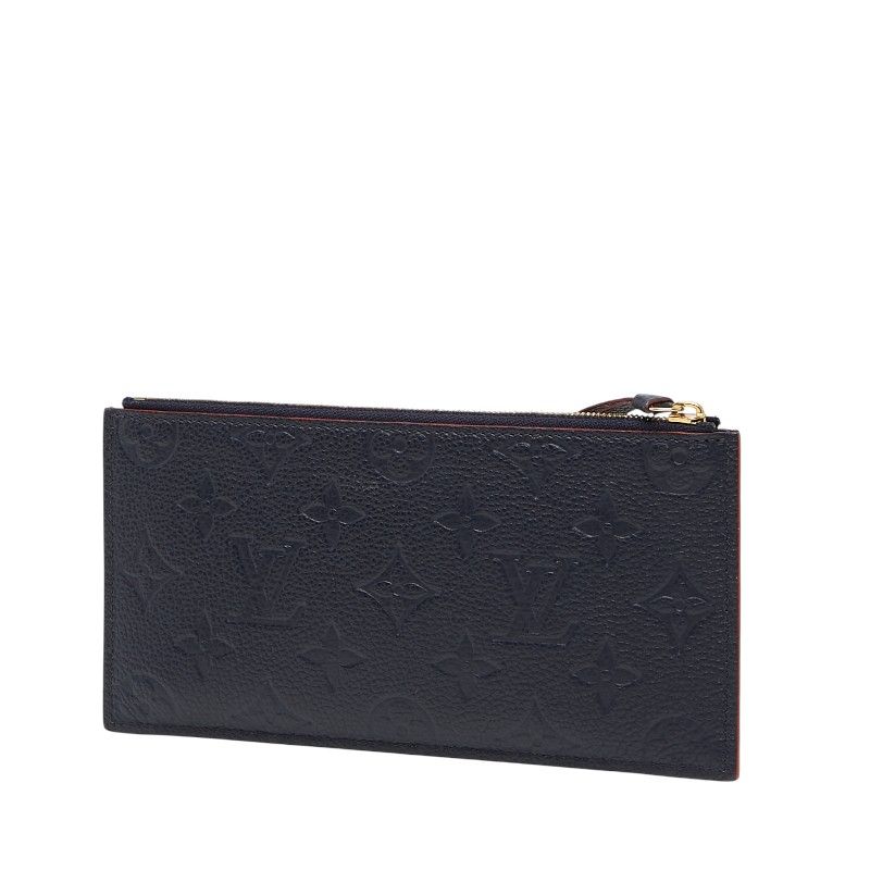 ルイ ヴィトン モノグラム アンプラント ネイビー レザー レディース