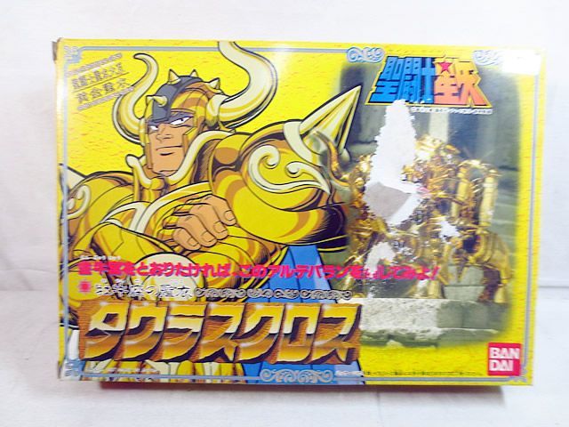 美品 バンダイ 聖闘士星矢 黄金聖衣 聖闘士聖衣大系 タウラスクロス