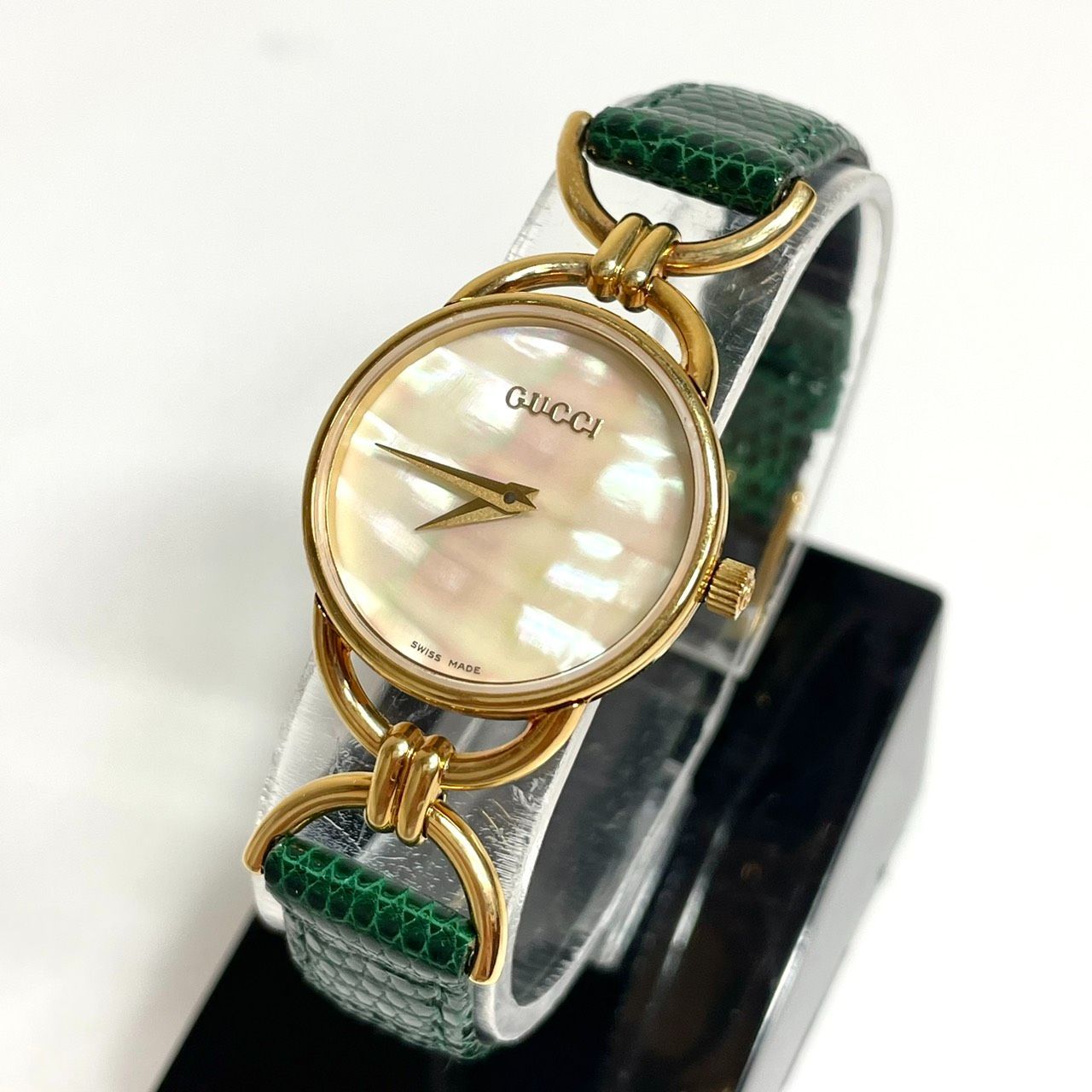 未使用】GUCCI グッチ 6000.2.L シェル文字盤 レディース クォーツ