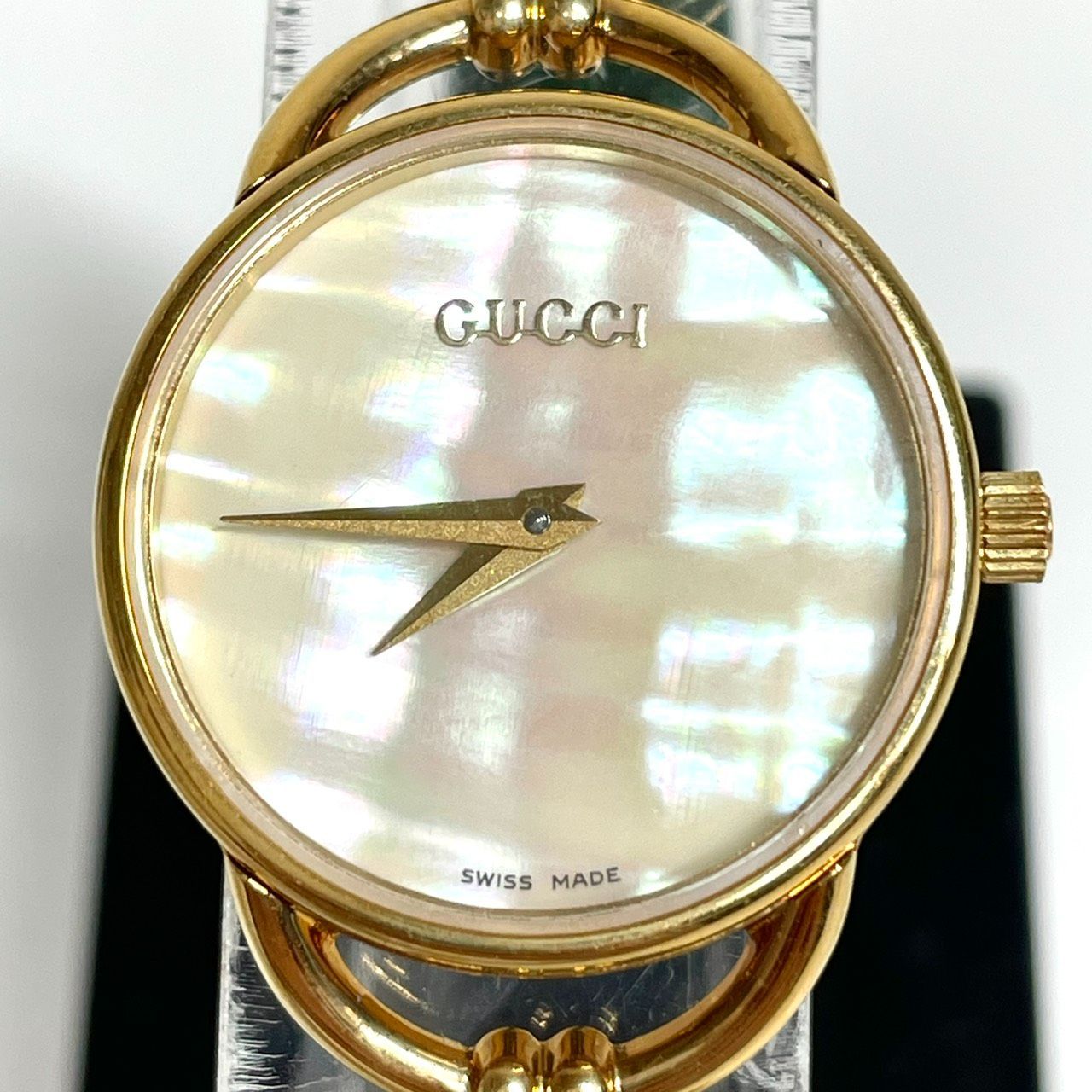 未使用】GUCCI グッチ 6000.2.L シェル文字盤 レディース クォーツ