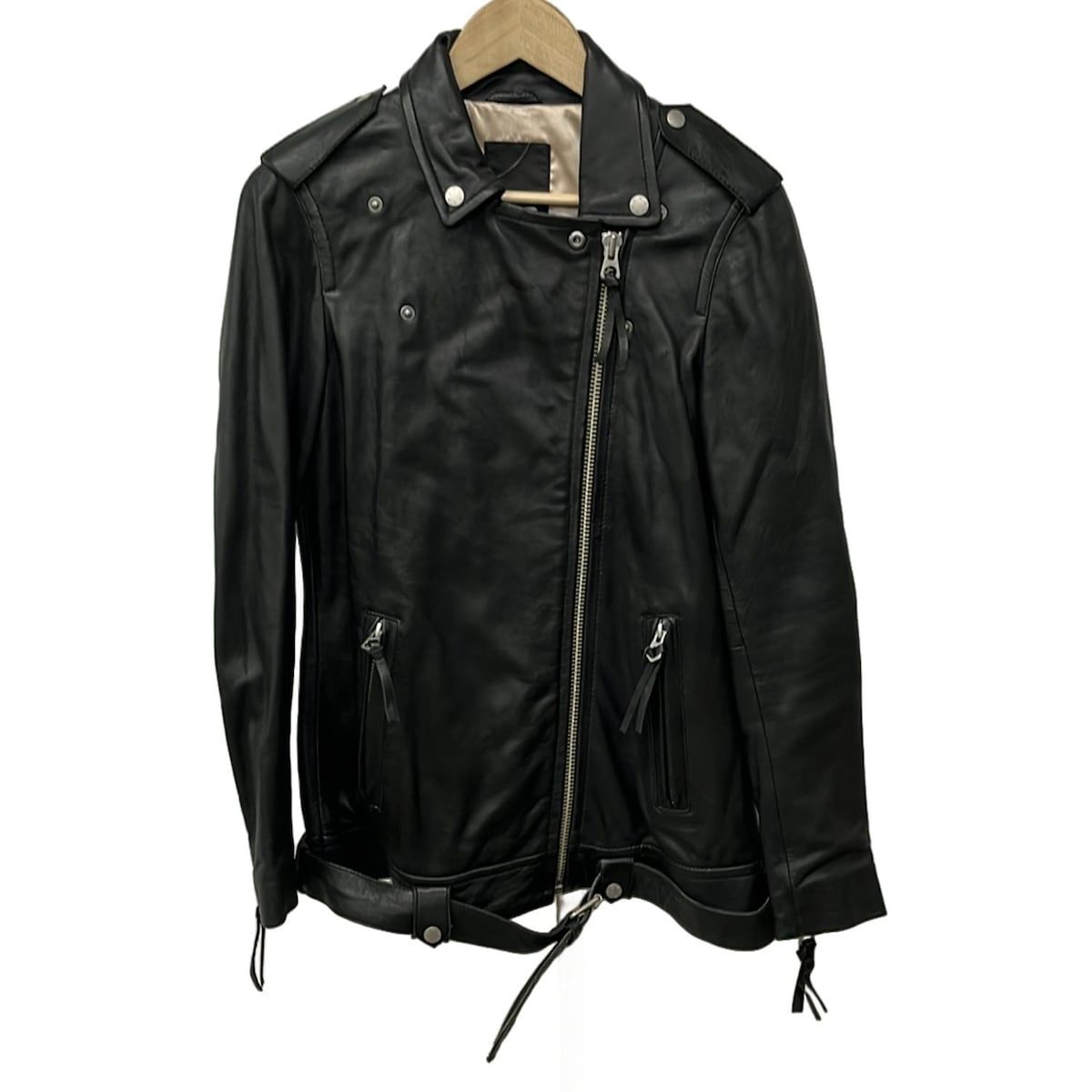 DENHAM(デンハム) ライダースジャケット サイズS メンズ - 黒 長袖