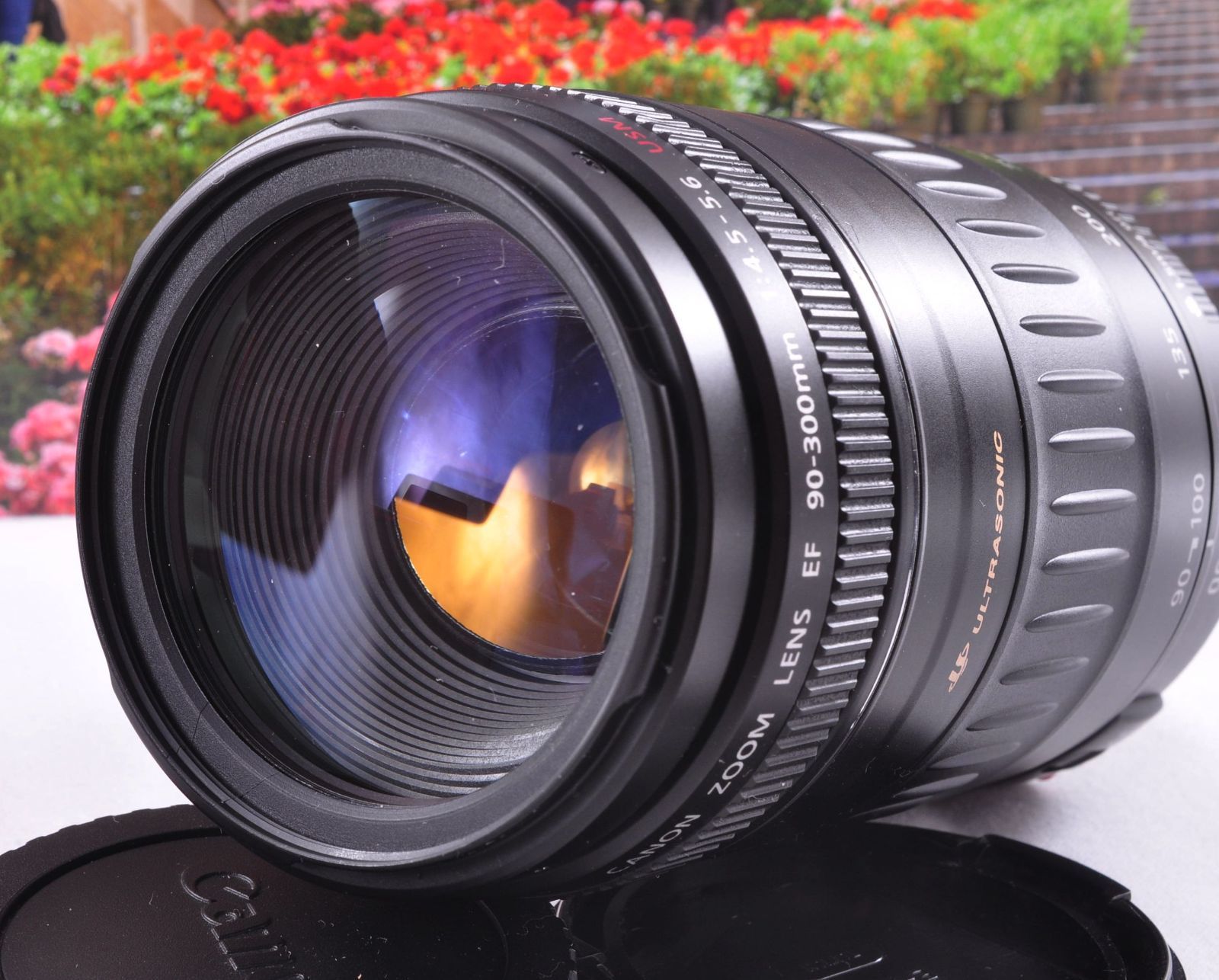 Canon EF 90-300mm USM 望遠ズーム 整備済 フード付キヤノン Canon EF 90-300mm F4.5-5.6 USM 望遠ズームレンズ EOS一眼レフ対応