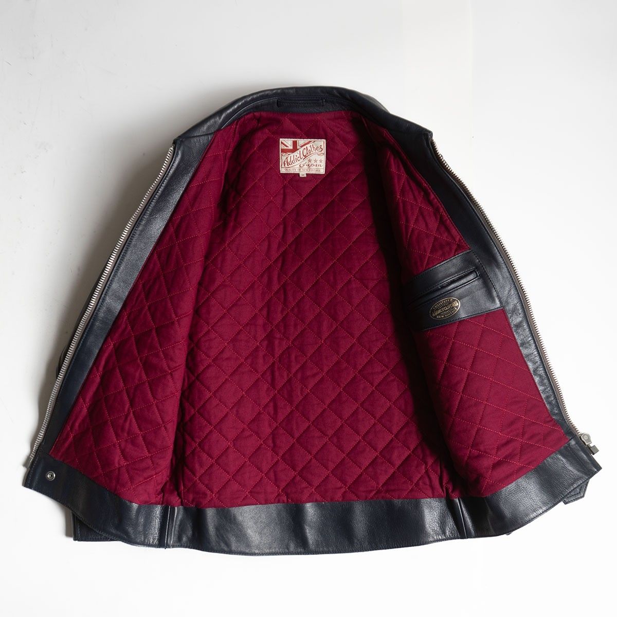 美品】ADDICT CLOTHES【AD-01 CENTER-ZIP JACKET (HORSE)】38 ホース 