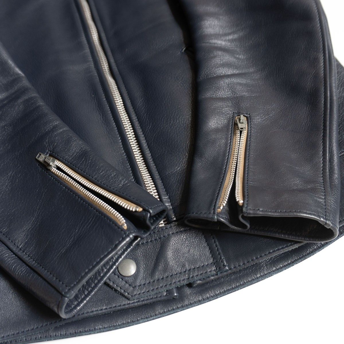 美品】ADDICT CLOTHES【AD-01 CENTER-ZIP JACKET (HORSE)】38 ホース