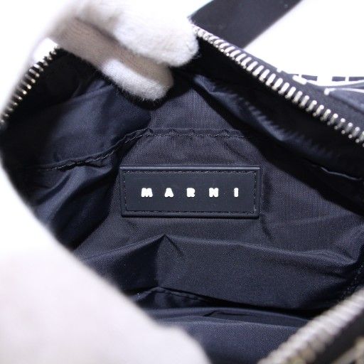 マルニ MARNI camera bag black check カメラバッグ ブラックチェック