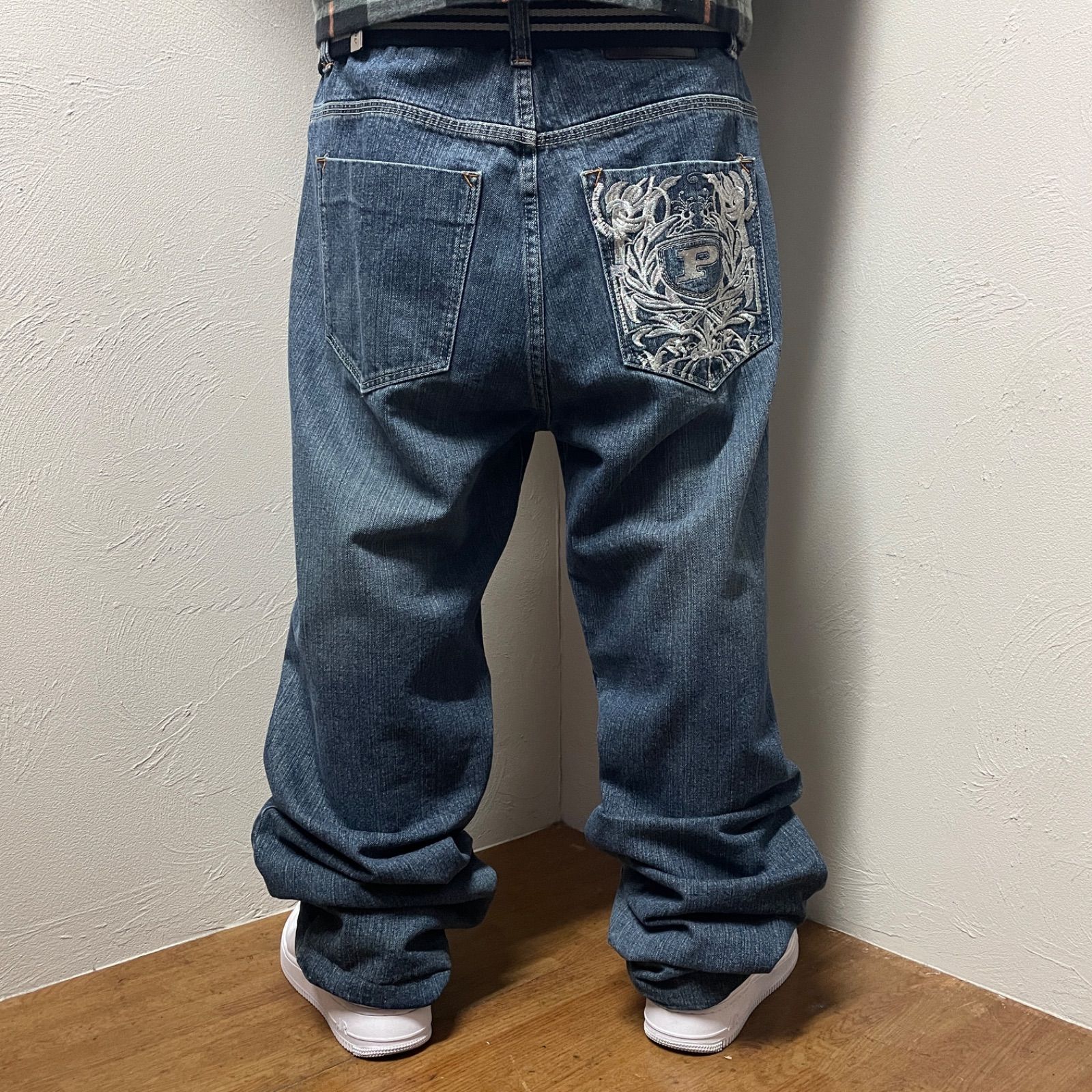 PHAT FARM デニム W34 刺繍 Y2K - メルカリ