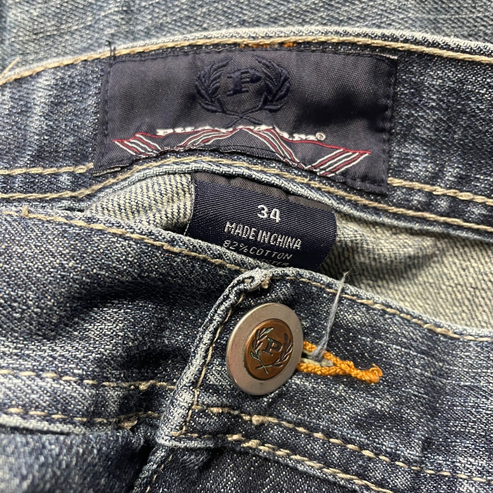 PHAT FARM デニム W34 刺繍 Y2K - メルカリ