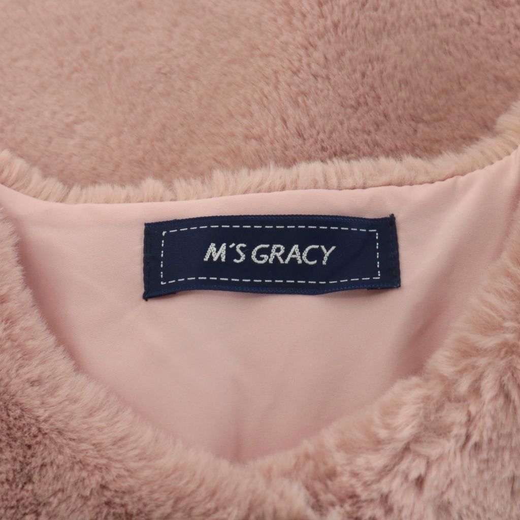 MS GRACY 黒ファーベスト 38サイズ 新品 楽天市場】エムズグレイシー 196501 ベスト 38 ブラック フェイク