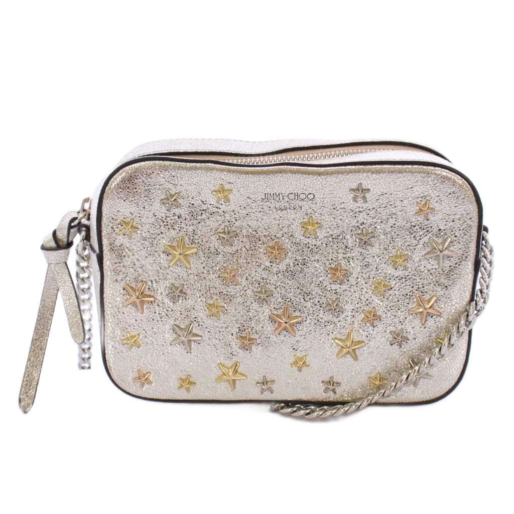 jimmy choo ジミーチュウ　　ショルダーバッグ　スター　星　シルバー 楽天市場】【バッグ】JIMMY CHOO ジミー チュウ ソーラー スカイバッグ