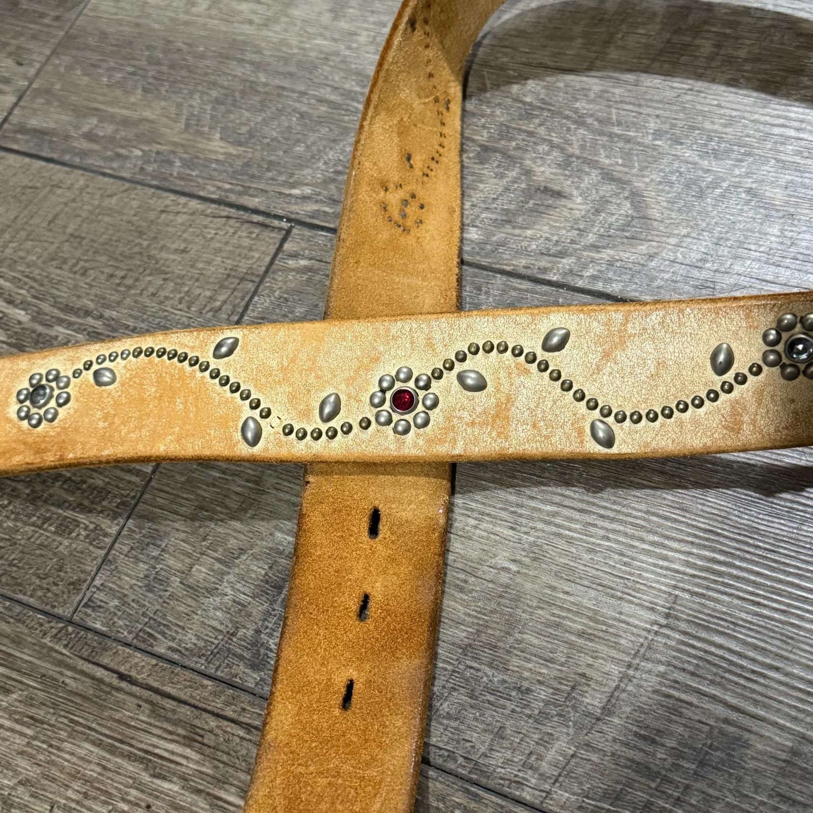 HYSTERIC GLAMOUR BALTAZAR スタッズ レザーベルト ヒステリック