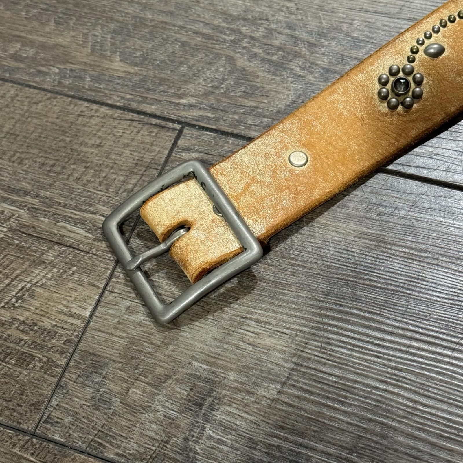 HYSTERIC GLAMOUR BALTAZAR スタッズ レザーベルト ヒステリック