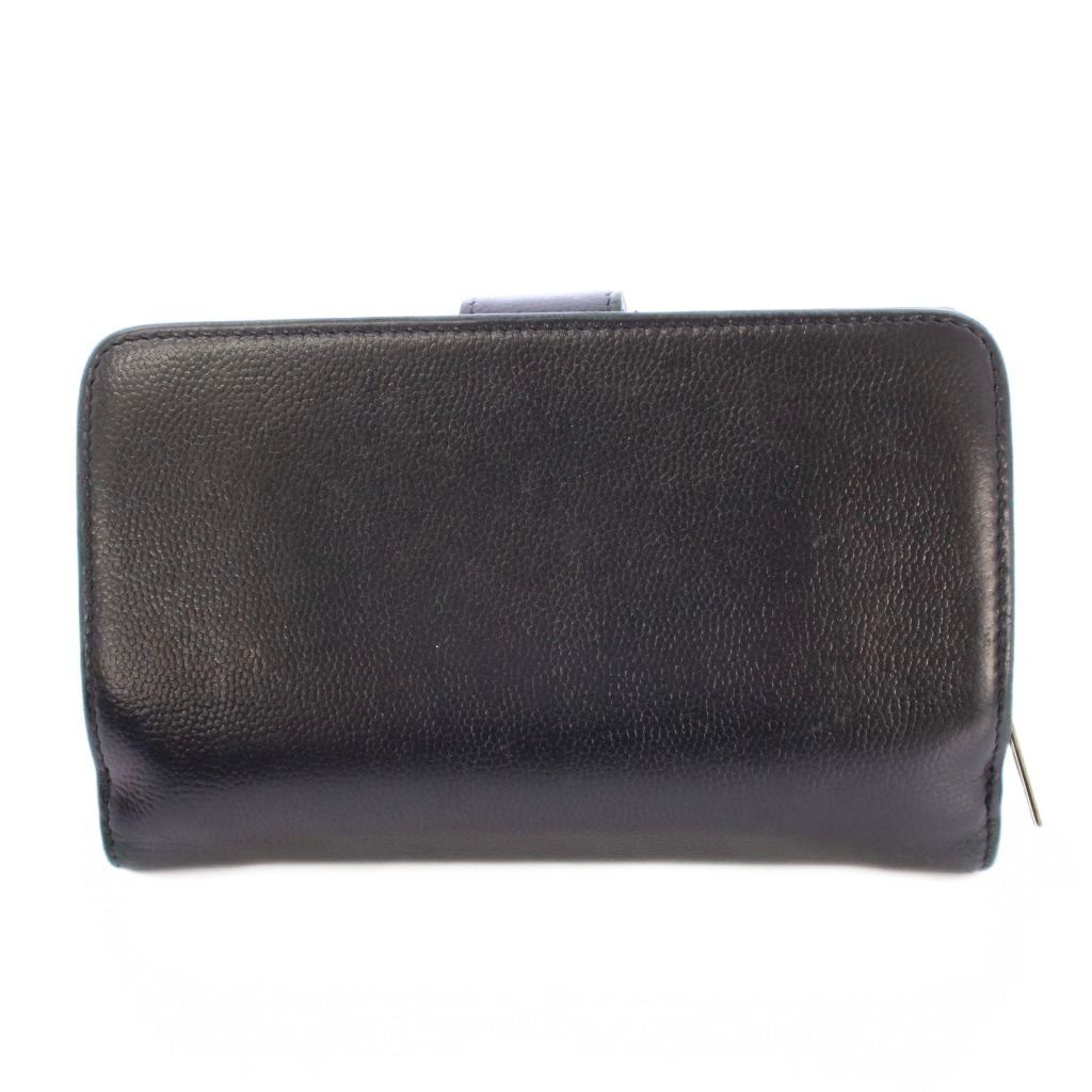 CHANEL 長財布 セブルガライン ココマーク 二つ折り キャビアスキン 箱他 シャネル CHANEL セブルガライン ココマーク キャビアスキン 二つ折り