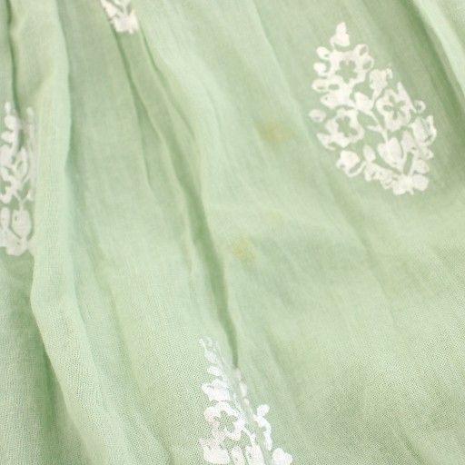 ヌキテパ NE QUITTEZ PAS! 24SS コットンボイルホイルフラワープリント