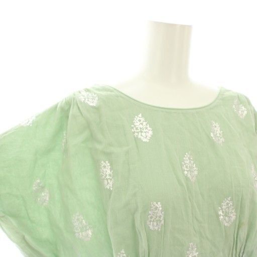 ヌキテパ NE QUITTEZ PAS! 24SS コットンボイルホイルフラワープリント