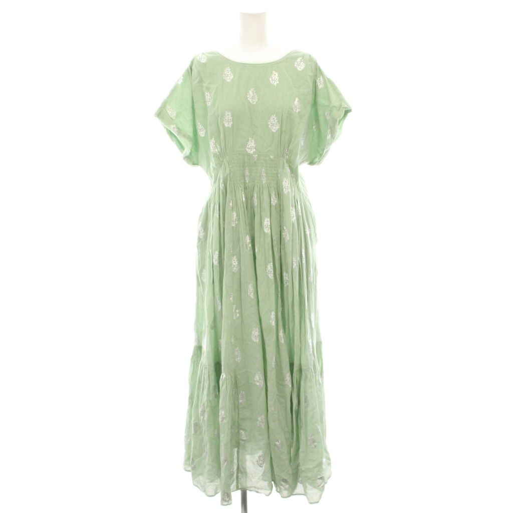 ヌキテパ NE QUITTEZ PAS! 24SS コットンボイルホイルフラワープリント