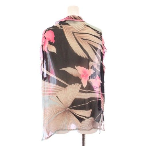 レオナール LEONARD PARIS シャツ ブラウス プルオーバー ノースリーブ