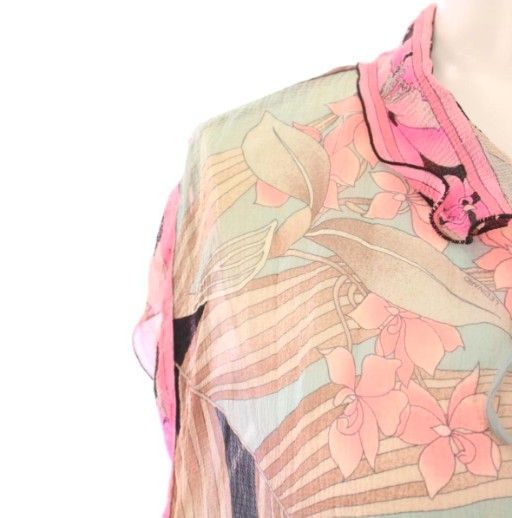 レオナール LEONARD PARIS シャツ ブラウス プルオーバー ノースリーブ