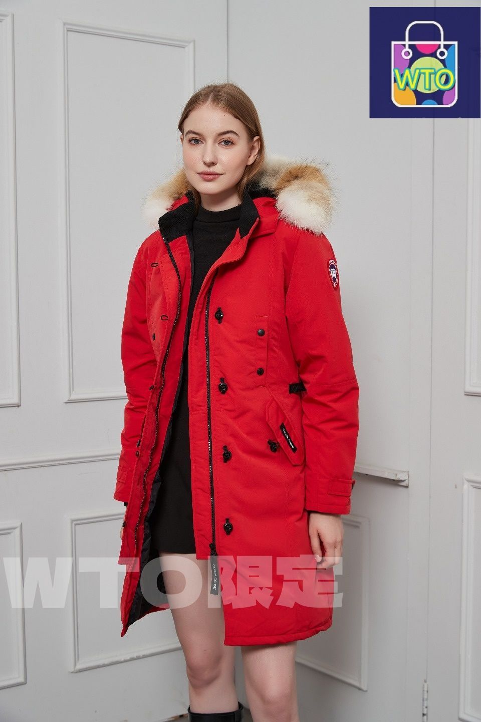 新品同様✨　カナダグース　ダウンジャケット　レディース　レッド　赤 CANADA GOOSE（レッド/赤色系）のフリマアイテム一覧