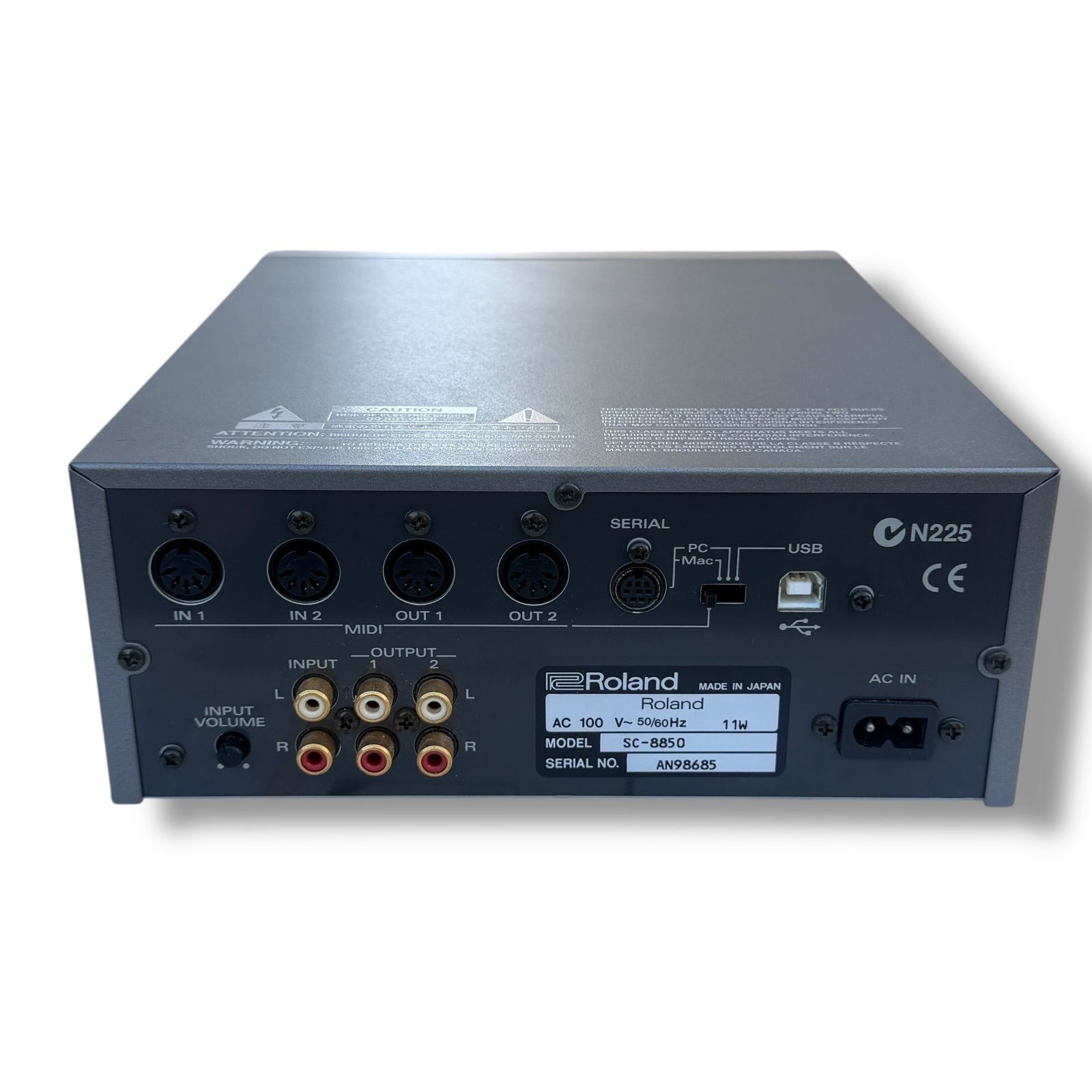 本体美品、動作品】Roland SC-8850 Sound Canvas —ランド サウンド