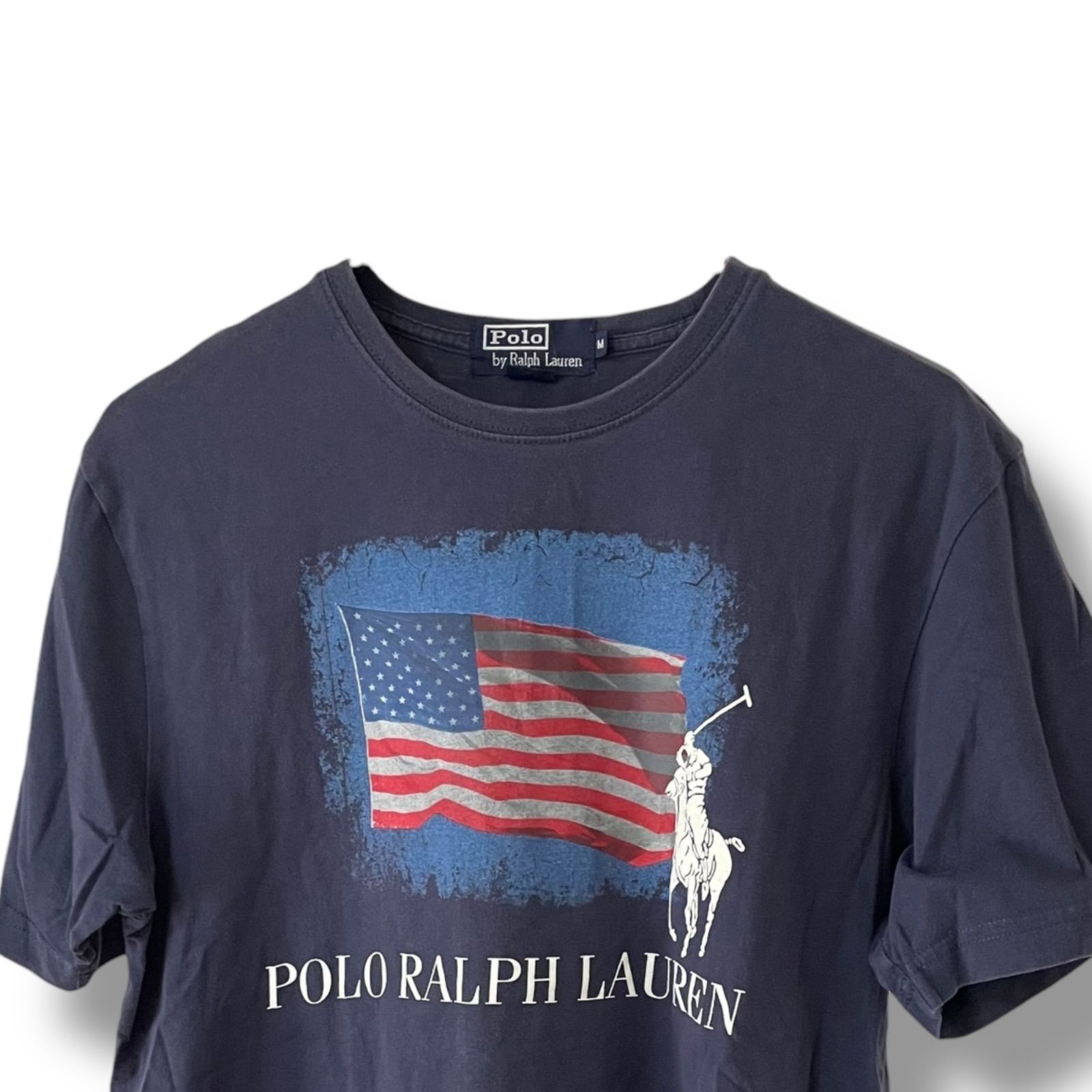 Polo by Ralph Lauren ポロラルフローレン ネイビー 星条旗デザイン T