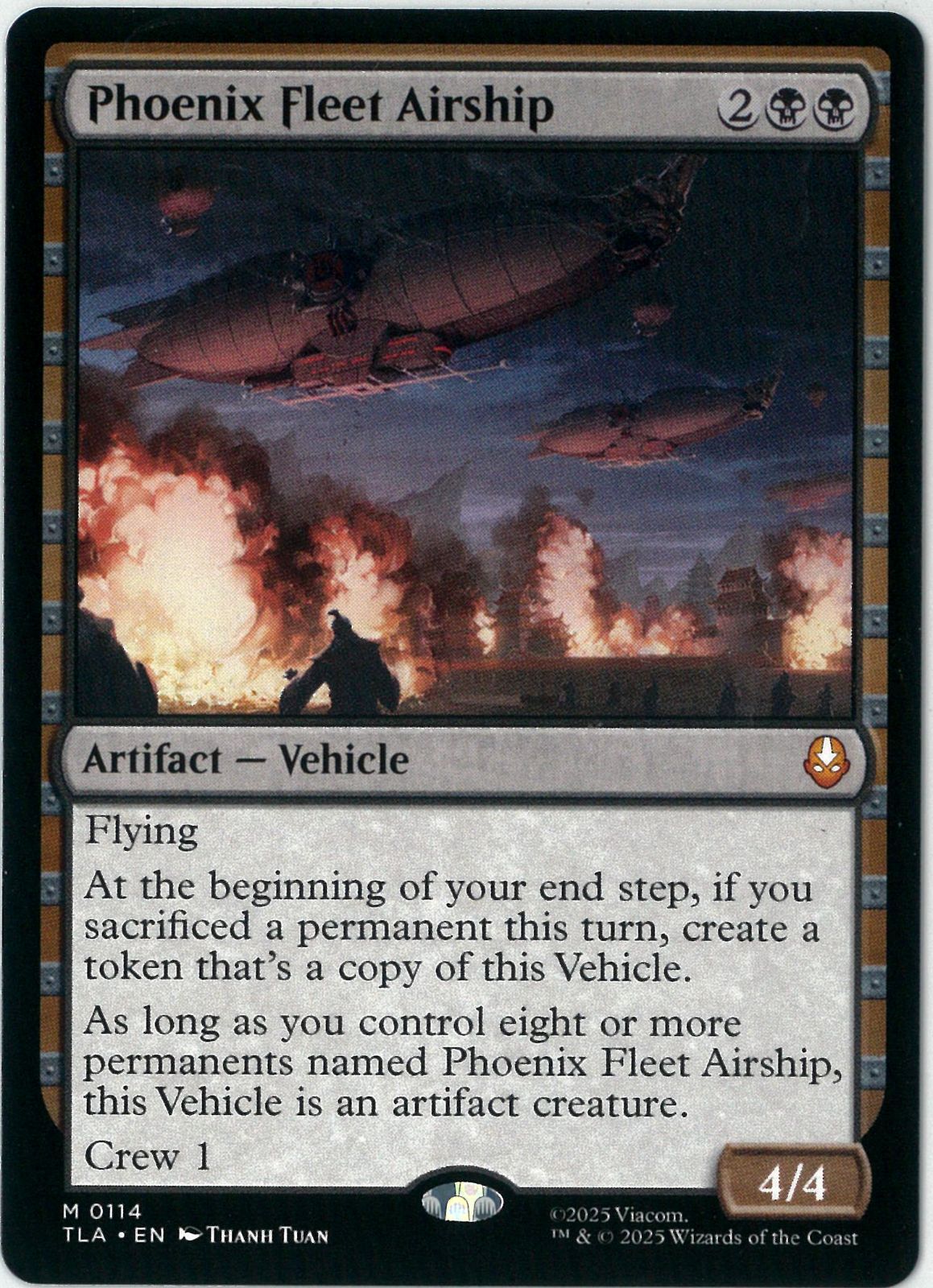 MTG/英語版/不死鳥艦隊の飛行船/Phoenix Fleet Airship/アバター 伝説