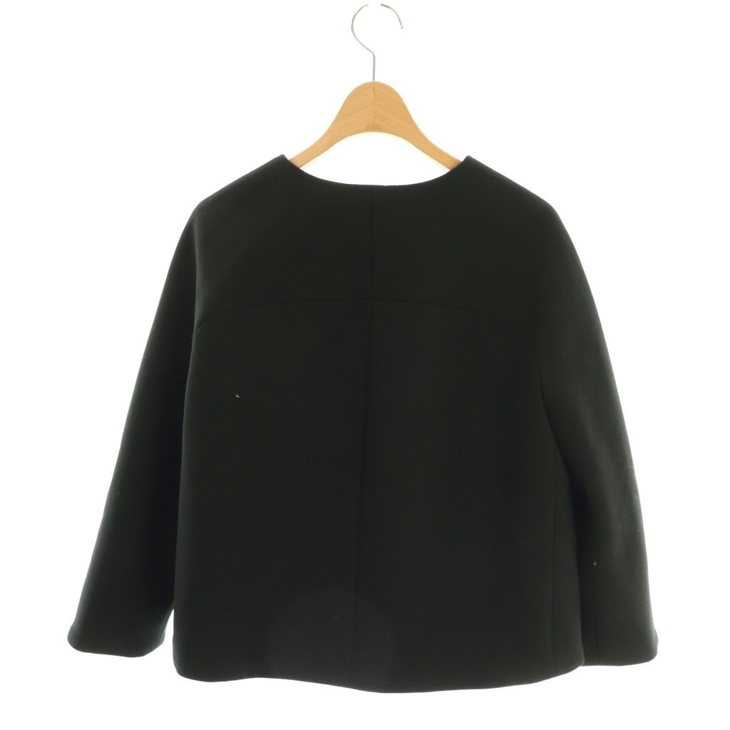 アナイ ANAYI ノーカラージャケット 38 ブラック /HK □OS - メルカリ