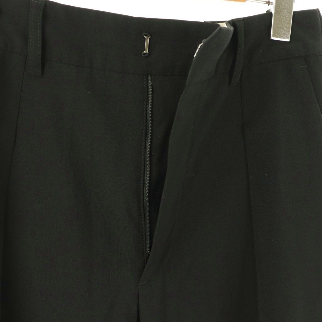 マチャット MACHATT ワイドパンツ スラックス タック 38 黒 ブラック