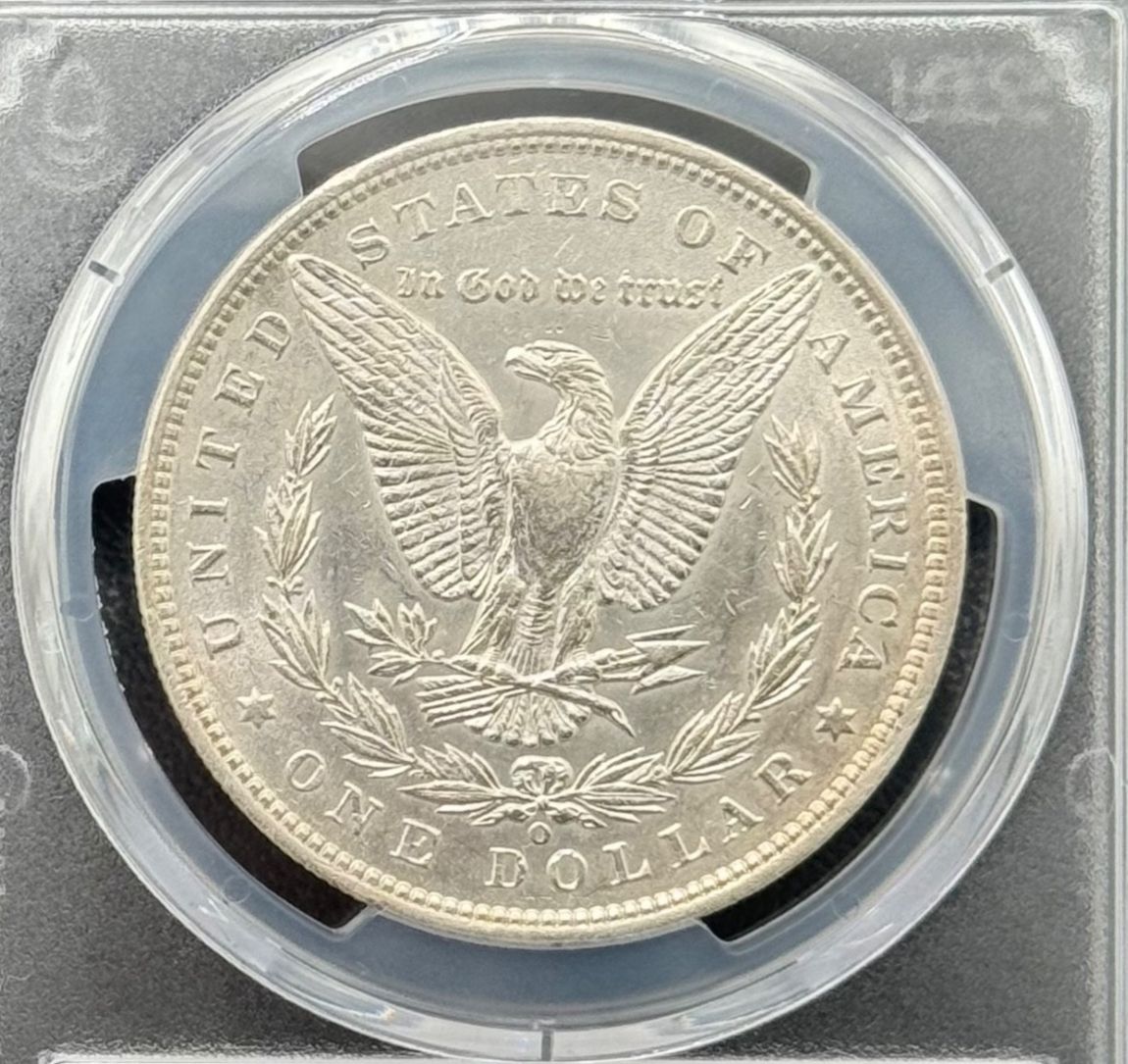 1891 O モルガン シルバー ダラー PCGS AU、ナイス セミキー デイト