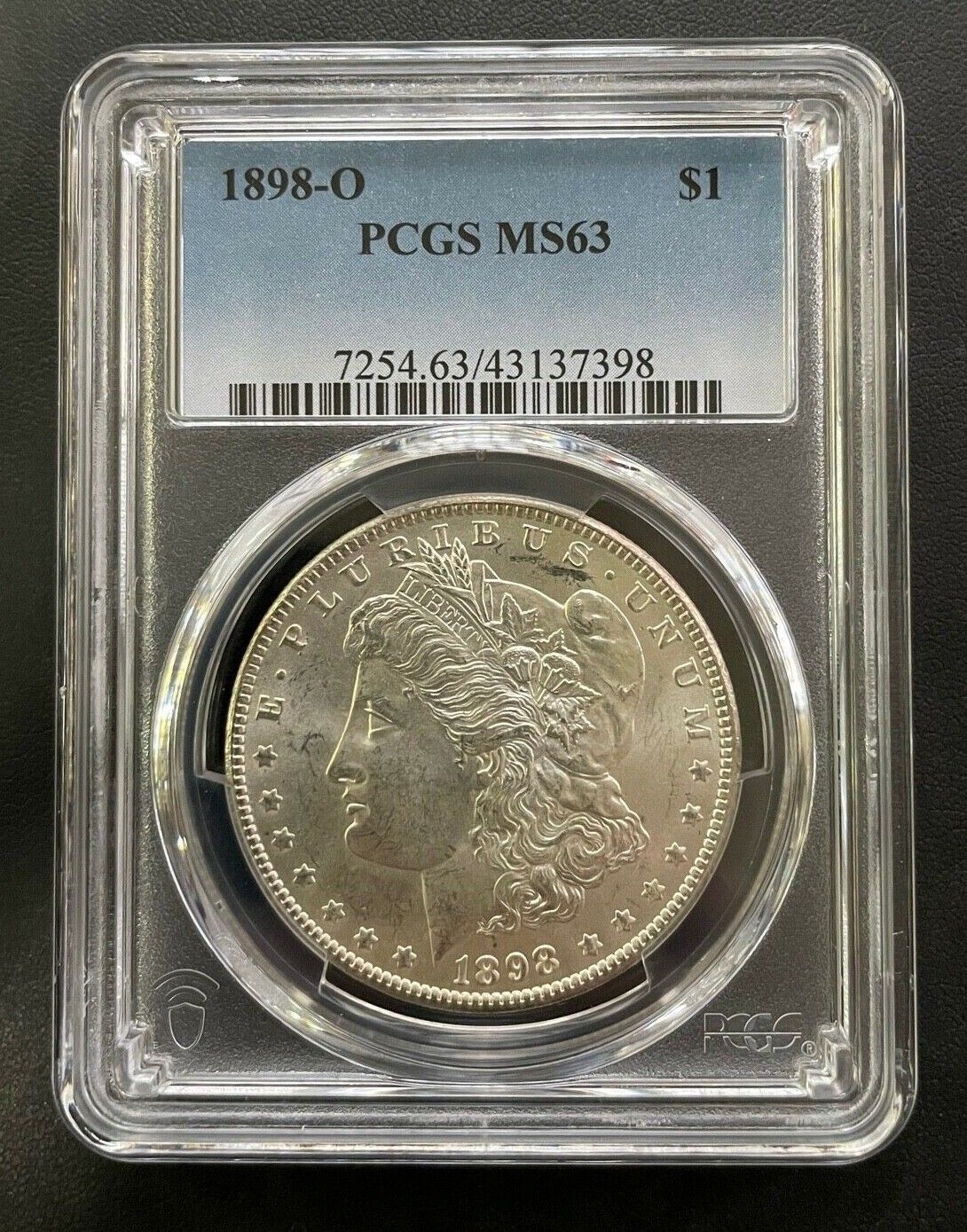 1898 O モルガン・ダラー MS 63 1898 O モルガン・ダラー MS 63 MS 63 Graded 1898 Year Morgan US