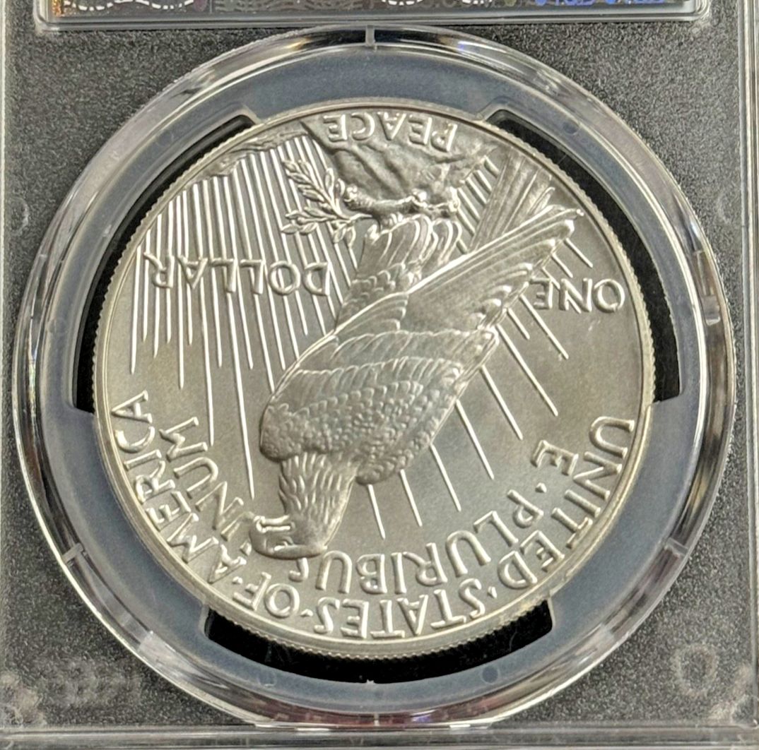 2023年 P ピース シルバー ダラー PCGS MS 70、ファーストストライク