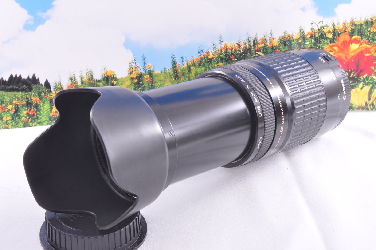 キヤノン EF 75-300mm USM 軽量望遠ズームレンズ 運動会 旅行 ポート