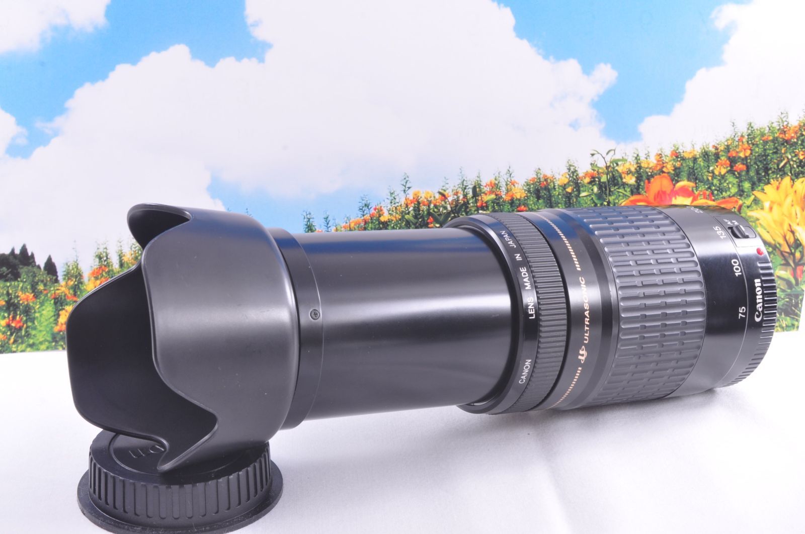 キヤノン EF 75-300mm USM 軽量望遠ズームレンズ 運動会 旅行 ポート