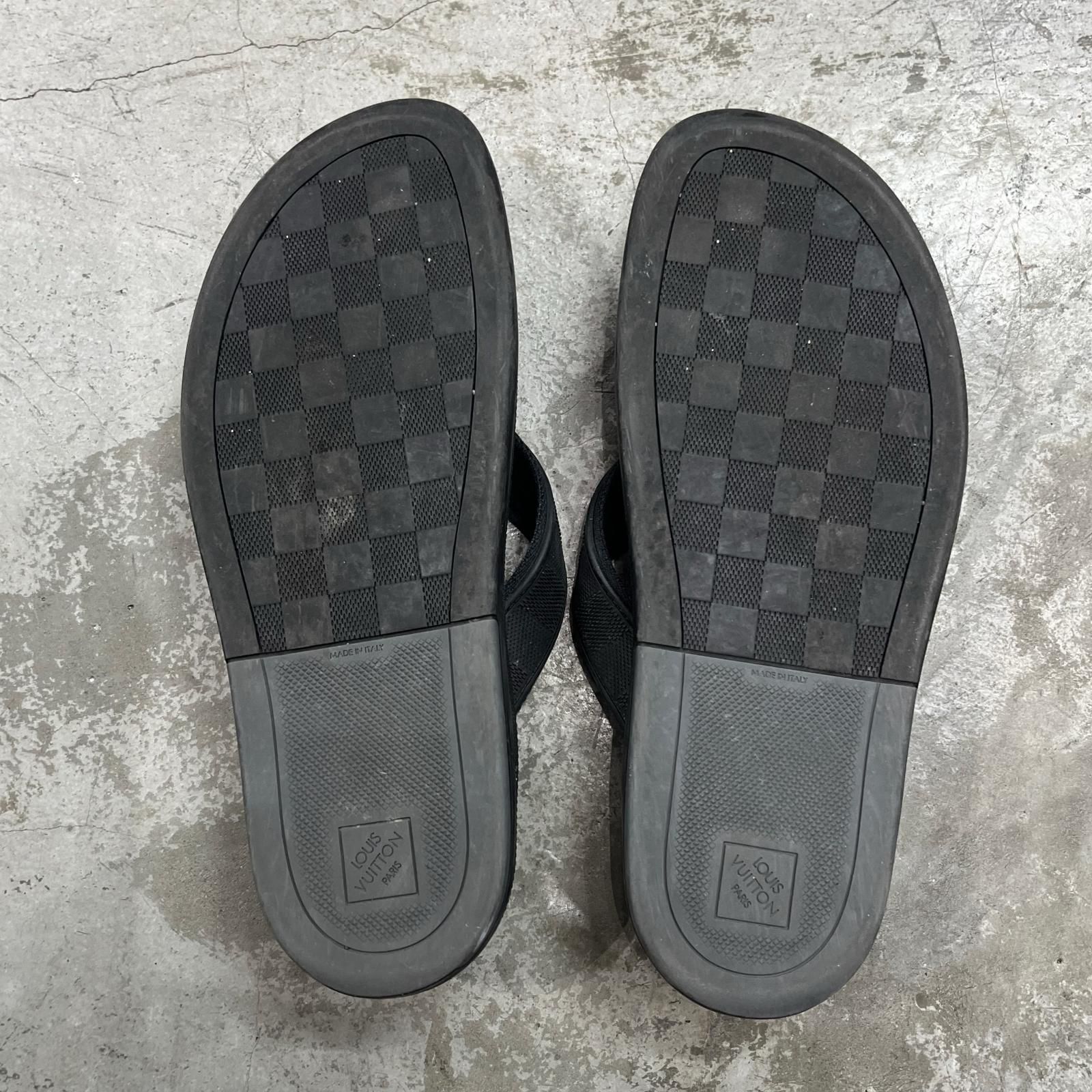 LOUIS VUITTON ダミエビーチサンダル ビーサン ルイ・ヴィトン 0146