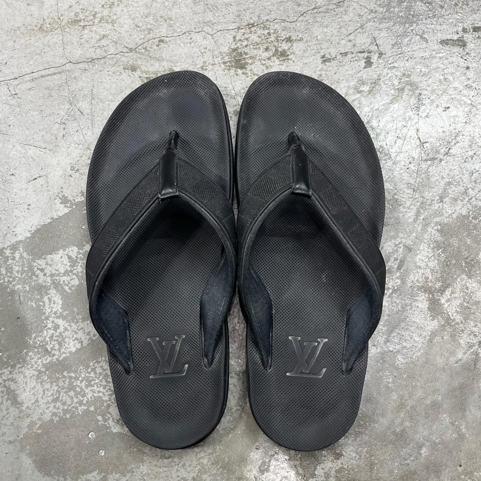 LOUIS VUITTON ダミエビーチサンダル ビーサン ルイ・ヴィトン 0146