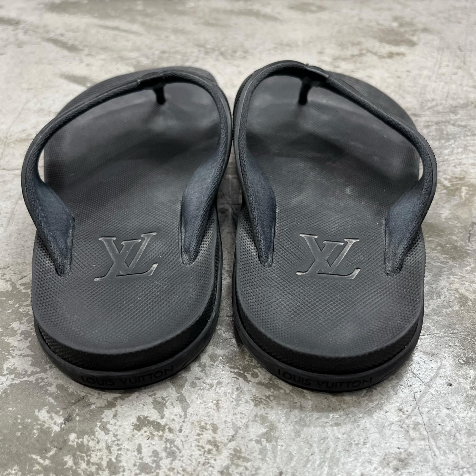 LOUIS VUITTON ダミエビーチサンダル ビーサン ルイ・ヴィトン 0146